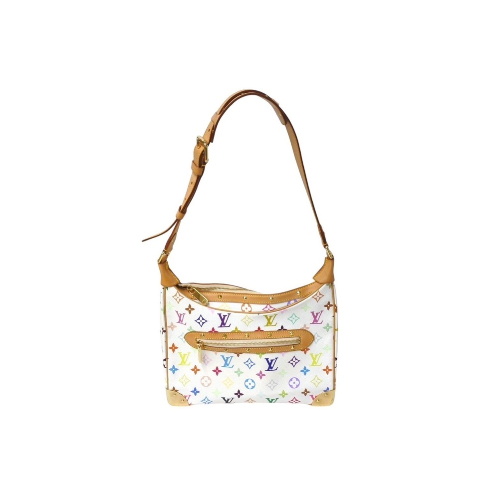 Louis Vuitton Boulogne shoulder bag Monogram Multicolore Multicolor White - Picture 1 of 9